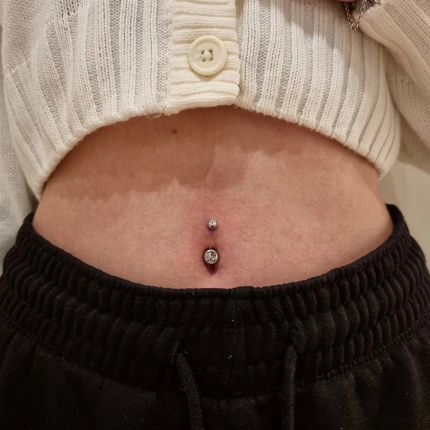 Navel piercing